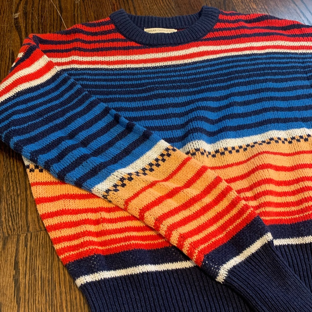 2/$20 Cropped Striped Sweater